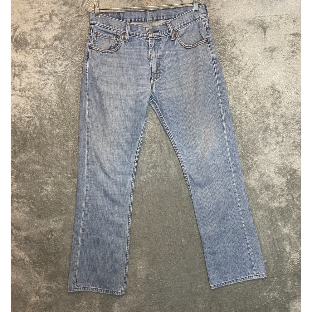 Levis 527 Mens Slim Fit Bootcut Jeans 33x32 Modern Cowboy Light Wash Denim